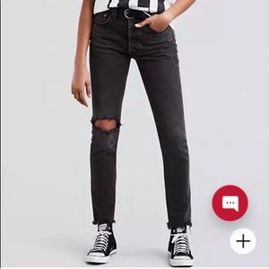 Levi’s 501 Black Skinny Jeans
